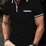 Men's Classic Contrast Stripe Polo Shirt | Corporate Uniform | Private Label Available