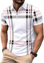 Men's Classic Contrast Stripe Polo Shirt | Corporate Uniform | Private Label Available - Image 3