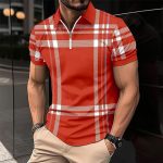 Men's Classic Contrast Stripe Polo Shirt | Corporate Uniform | Private Label Available
